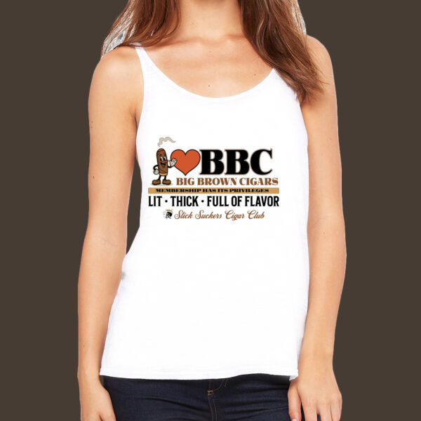 I <3 BBC - White - Slouchy Tank Thumbnail