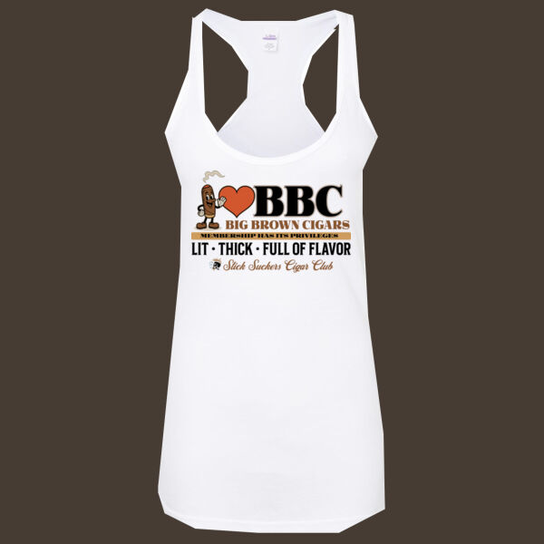 I <3 BBC - White - Racerback Thumbnail