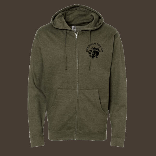 Established - Army Heather - Zip-Up Thumbnail