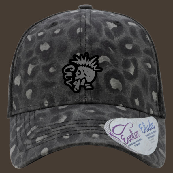 Women's Modern Trucker Cap w/Gray Reverse Leather Patch Thumbnail