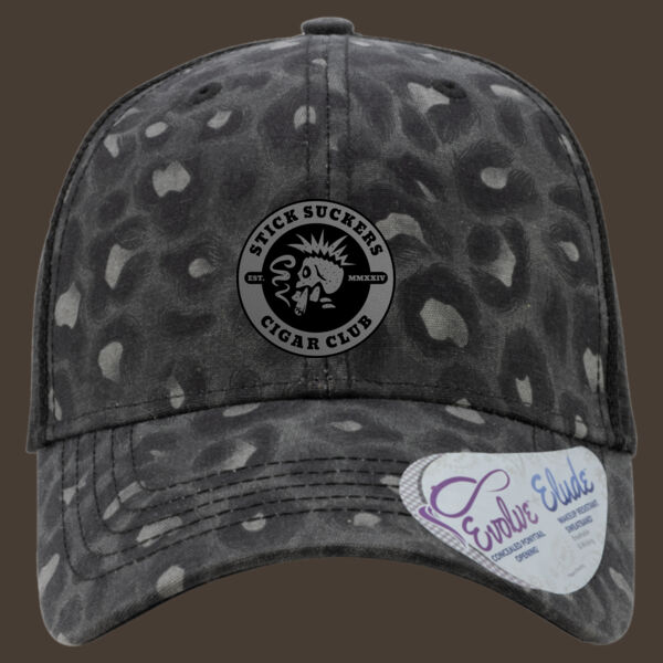Women's Modern Trucker Cap w/Gray Reverse Leather Patch Thumbnail